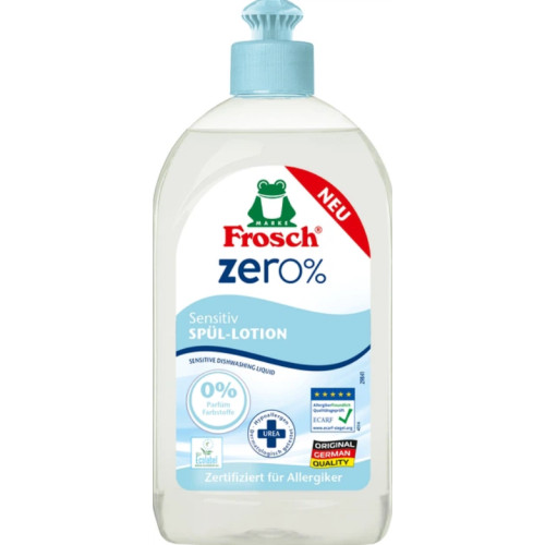 Бальзам для мытья посуды Frosch Zero Sensitiv 500 мл